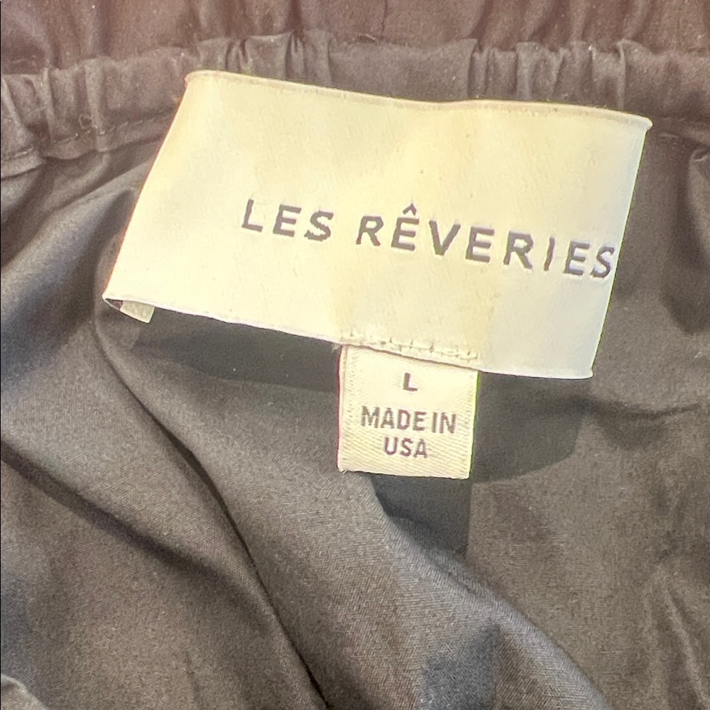 LES RÊVERIES Ruched Cotton-Poplin Mini Dress - Picture 6 of 6